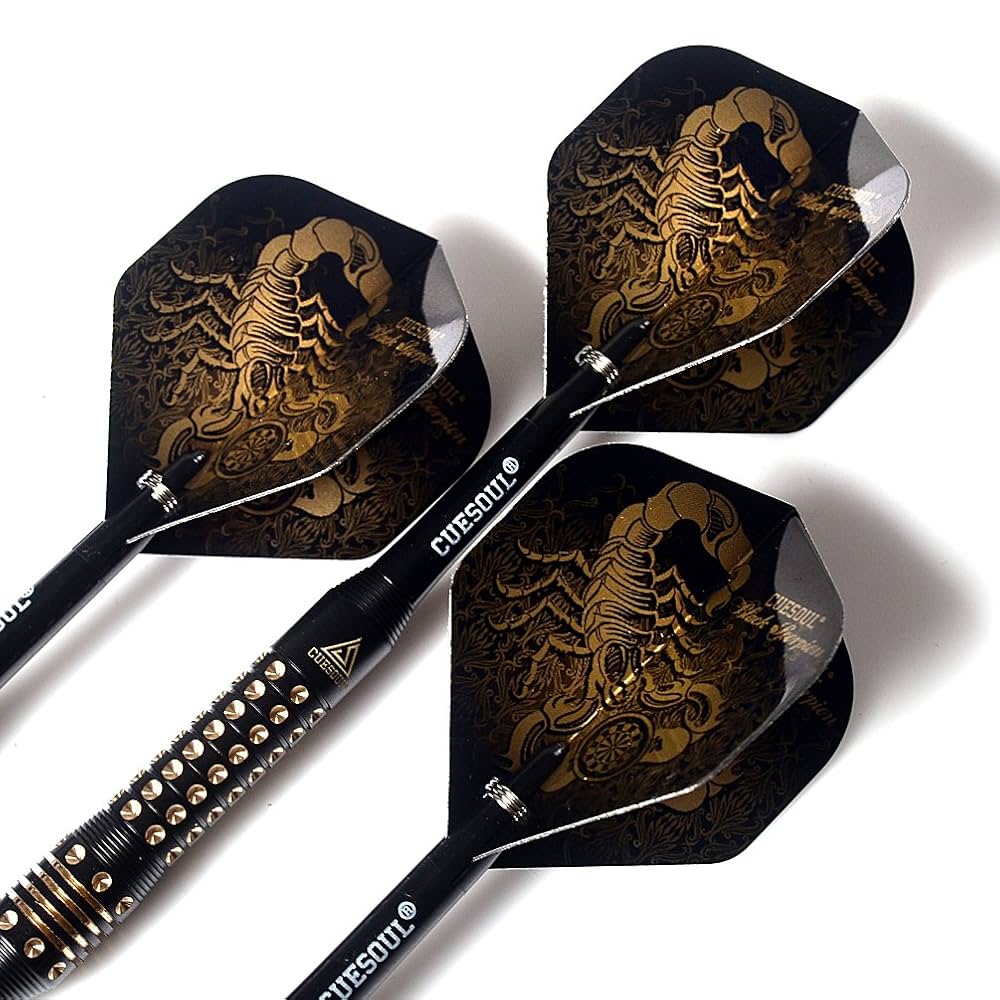 Amazon.com : CUESOUL 20 Grams Steel Tip Darts Set with Black